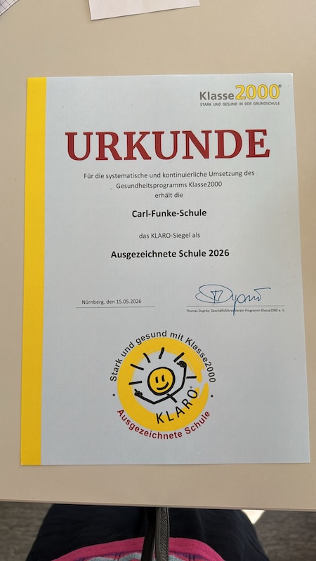2026.05.21 Ausgezeichnete Schule Klasse 2000