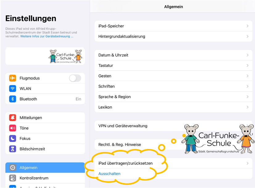 Anleitung Zurucksetzen iPad