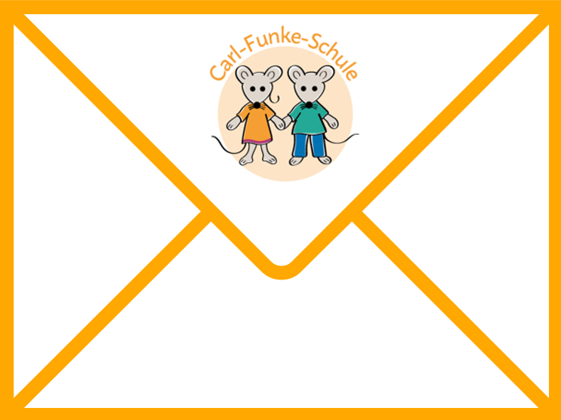 Carl und Carline Briefumschlag
