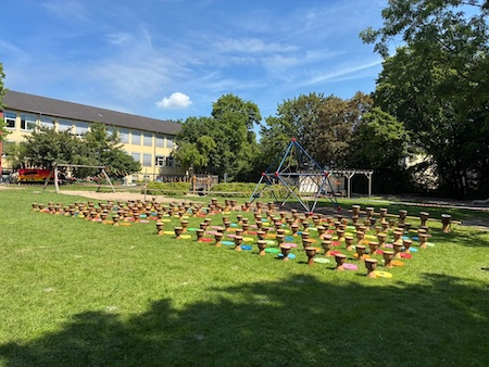 Trommeln Gelände