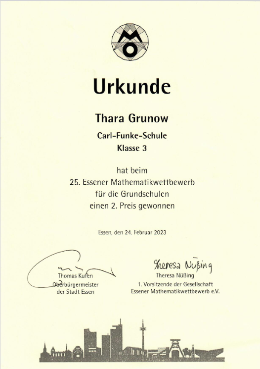 Urkunde Thara